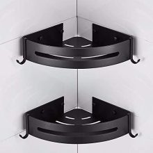 RANK 2-Pack Bathroom Corner Shelf Shower Caddy Organizer