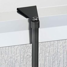 mDesign Modern Metal Bathroom Tub and Shower Caddy
