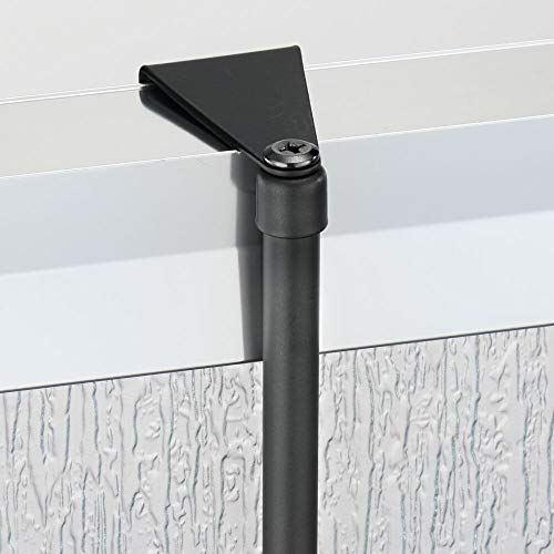 mDesign Modern Metal Bathroom Tub and Shower Caddy