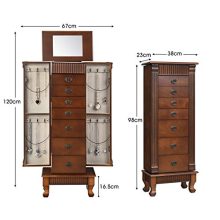WATERJOY Jewelry Cabinet,Standing Jewelry