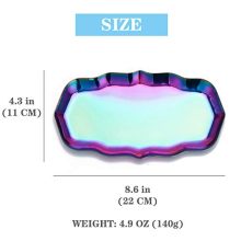 Stainless Steel Rainbow Trays Metal Storage Organizer