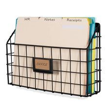 Wide Magazine Rack Metal Wire