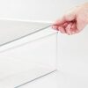 mDesign Plastic Stackable Kitchen Pantry Cabinet Bin