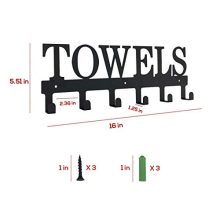 MINCORD Towel Holder Bathroom Towel Hooks Towel Racks