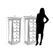 Hives and Honey Traditional Jewelry Armoire