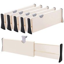 Drawer Adjustable Dividers for Bedroom, Bathroom, Closet, Clothing