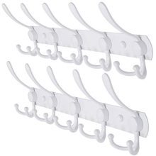 Metal Coat Hook Rail for Coat Hat Towel Purse