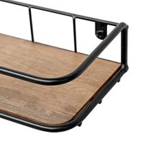 Floating Shelves Bathroom Rustic Wall Mounted Shelf with Towel