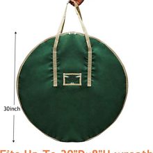 Large Christmas Wreath Storage Bag with Transparent Window
