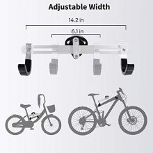 Sportneer Bike Wall Mount, Horizontal Metal Adjustable