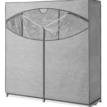 Wardrobe Clothes Storage Organizer Closet with Hanging Rack