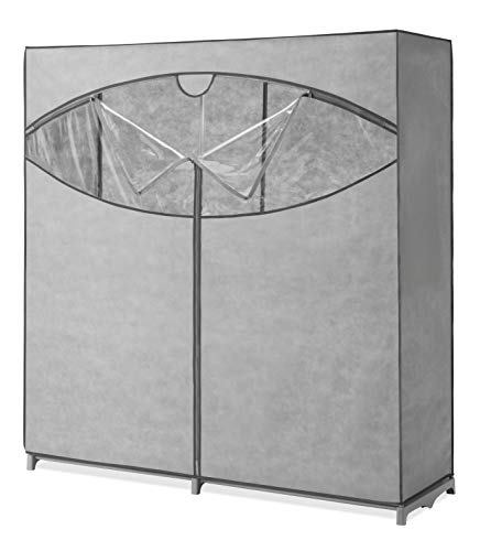 Wardrobe Clothes Storage Organizer Closet with Hanging Rack