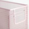Blu Monaco 5 Piece Pink Office Supplies Desk Organizer Set