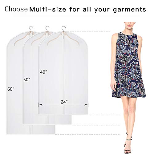 Kntiwiwo Garment Bags Dress Bag for Storage