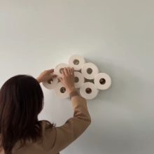 Cloud Shape Decor Paper Holder, Invisible Paper Holder Decor