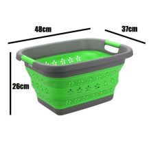 Roaming Cooking Collapsible Plastic Laundry Basket