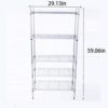 5-Shelf Adjustable, Heavy Duty Storage