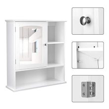 VASAGLE Mirror Cabinet, Bathroom Wall Storage Cabinet