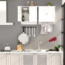 HOMFA Bathroom Wall Cabinet, Over The Toilet Space Saver