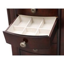 SONGMICS Jewelry Cabinet Armoire Storage Chest