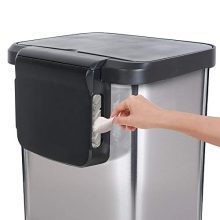 Extra Capacity Stainless Steel Step Trash Can with Clorox Odor Protection - 20 Gallon