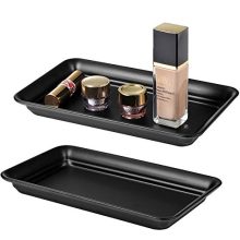 Vintage Farmhouse Decor Metal Vanity Tray(2 Pack)