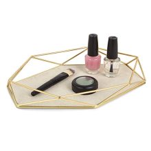 Umbra Prisma Tray, Geometric Plated Jewelry Storage