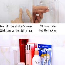 Corner Shelf Organizer with Hooks No Drilling