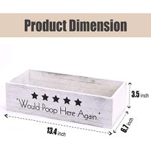 CuffUp Bathroom Decor Box, Toilet Paper Storage Box