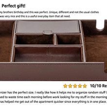 Makuzo Valet Tray for Men | Dresser Top Organizer