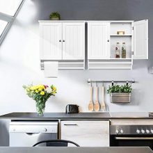 Wall Storage Cabinet Cupboard with Double Doors