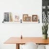 Transform Your Space with White Floating Shelves – Solid Wood Display Ledges