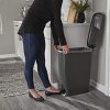Rubbermaid Step On Lid Slim Trash Can for Home