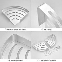 Multifunctional Bathroom Shelves in 2 Pack,Shower Shelf Caddy