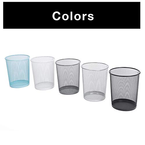 Smart Design Steel Metal Mesh Waste Basket