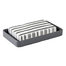 Decorative Metal Guest Hand Towel Storage Tray Dispenser