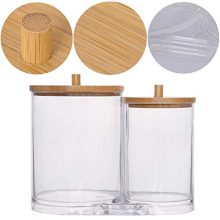 Tbestmax Cotton Swab Pads Holder, Cotton Buds Qtip Dispenser