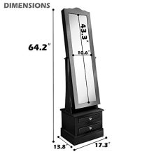 Storage Cabinets, 360 Rotating Jewelry Organizer
