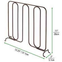 mDesign Versatile Modern Metal Wire Closet