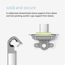Shower Caddy, Stainless Steel and Anodized Aluminum