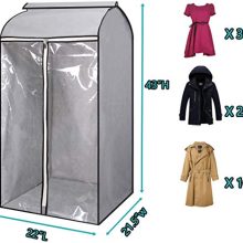 MISSLO 43" Hanging Garment Bags for Storage