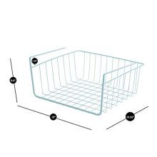 Smart Design Undershelf Storage Basket - Small - Snug Fit Arms