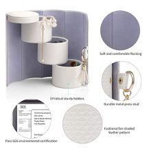 Vlando Travel Jewelry Roll Portable Storage Organizer