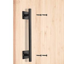 12" Heavy-Duty Metal Barn Door Handle: Elevate Your Door Aesthetics 🚪🔒