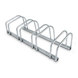 4-Bike Bicycle Floor Parking Rack - Protect and Organize Your Bikes