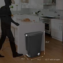 simplehuman 40 Liter / 10.6 Gallon Slim Kitchen Step