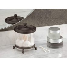 Bathroom Vanity Countertop Divided Storage Canister