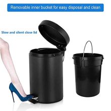 H+LUX Mini Trash Can with Lid Soft Close