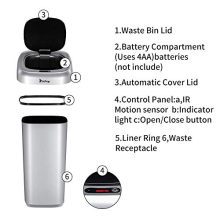 ROVSUN 35 Liter / 9.2 Gallon Smart Automatic Trash Can