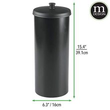 Plastic Free Standing Toilet Paper Holder Canister
